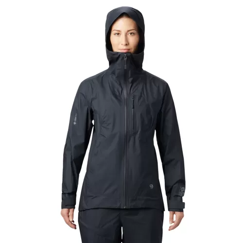 Mountain Hardwear Damen Exposure/2 Gore-Tex Paclite Plus Jacket SCHWARZ