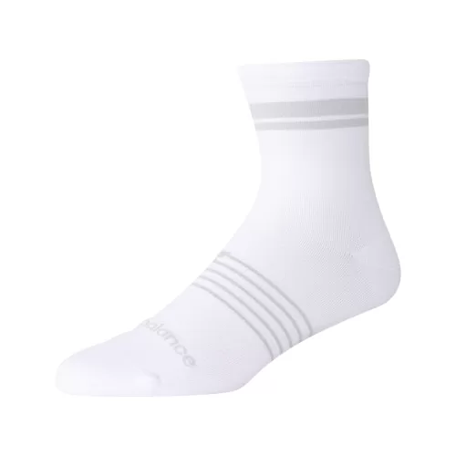New Balance Pro Run Quarter Socks 1 Pair WEISS