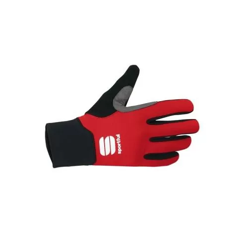 Sportful XC Kids Softshell Glove - black/red
