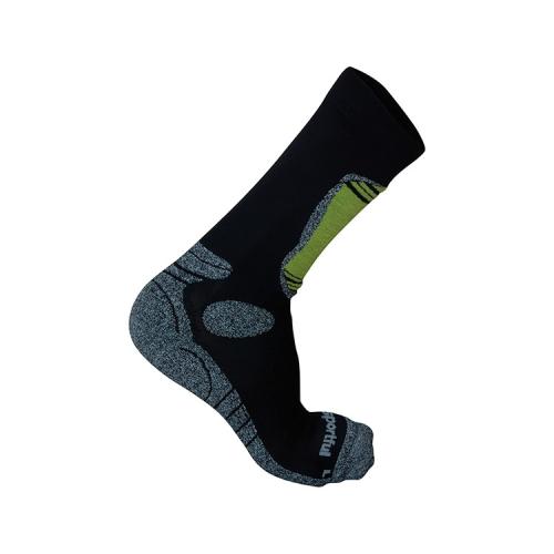 Sportful XC Wool sock - yellow fluo/black (Grösse: S)