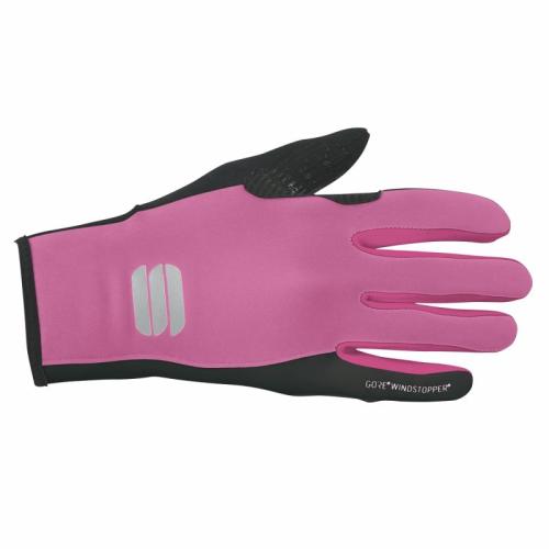 Sportful XC Stella WS XC Glove – black/bubble gum (Grösse: L)