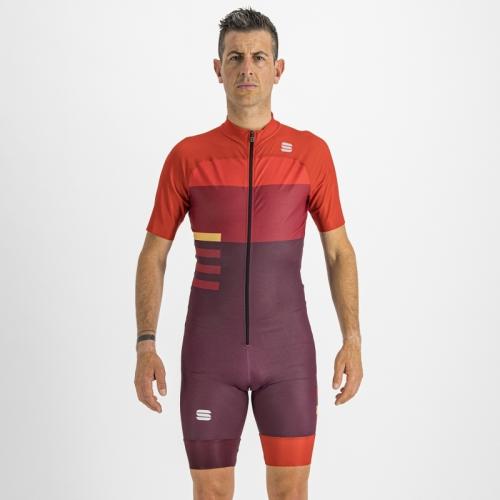 Sportful XC Cardio Skiroll Suit - red wine/red (Grösse: M)