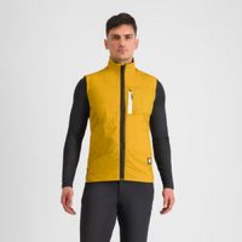 Sportful XC Xplore Thermal Vest – wood yellow (Grösse: M)