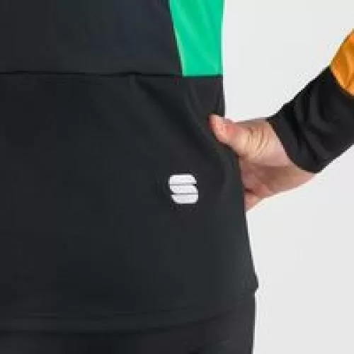 Sportful XC Apex Jacket - black/white/green/yellow