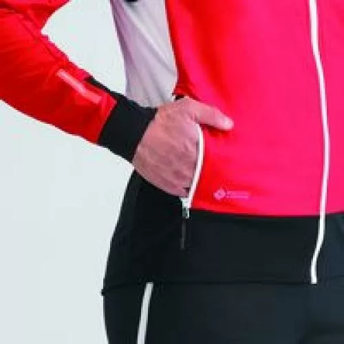 Sportful XC Apex Jacket - tango red/white