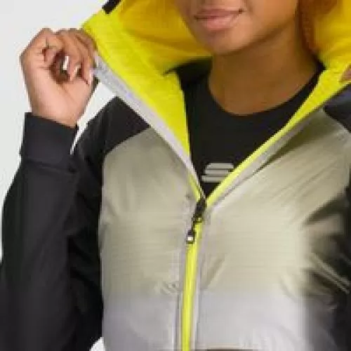 Sportful XC Cardio W Jacket - black/military green/pompelmo