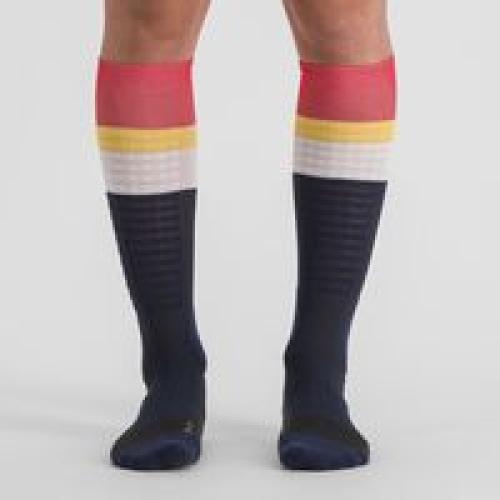 Sportful XC Anima Apex Socks - galaxy blue/red (Grösse: L-XL)