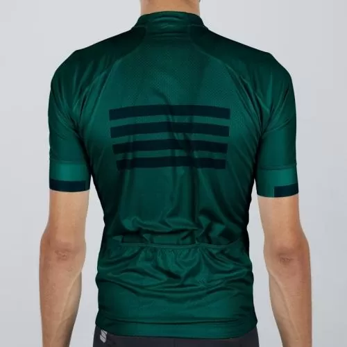 Sportful Wire Jersey - sea moos/black/orange sdr