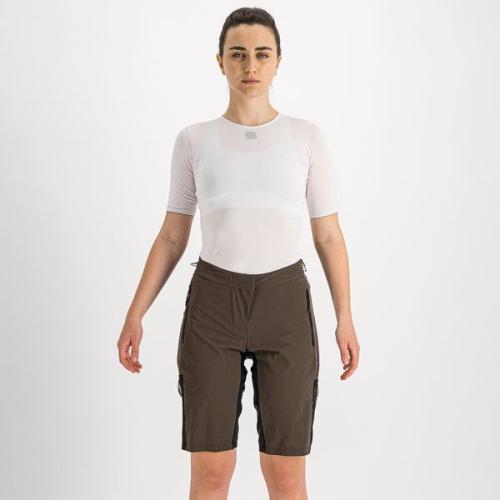 Sportful Supergiara W Overshort - cacao (Grösse: S)
