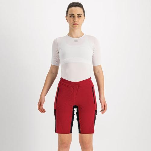 Sportful Supergiara W Overshort - red rumba (Grösse: S)