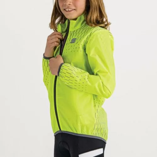 Sportful Kid Reflex Jacket - yellow fluo