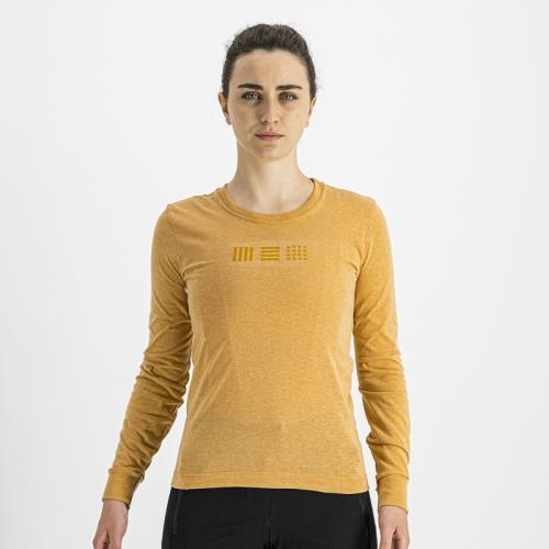 Sportful Giara W Tee Long Sleeve – golden oak (Grösse: S)