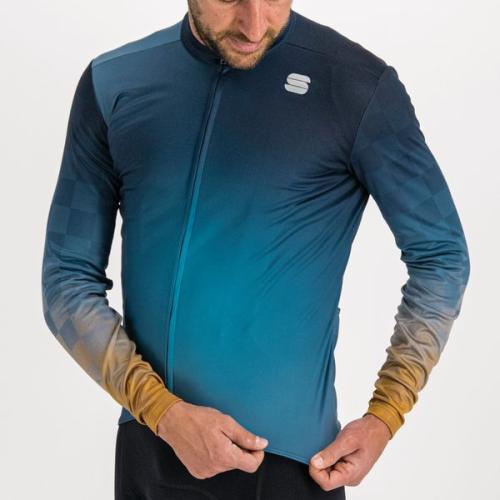 Sportful Rocket Thermal Jersey - galaxy blue/leather