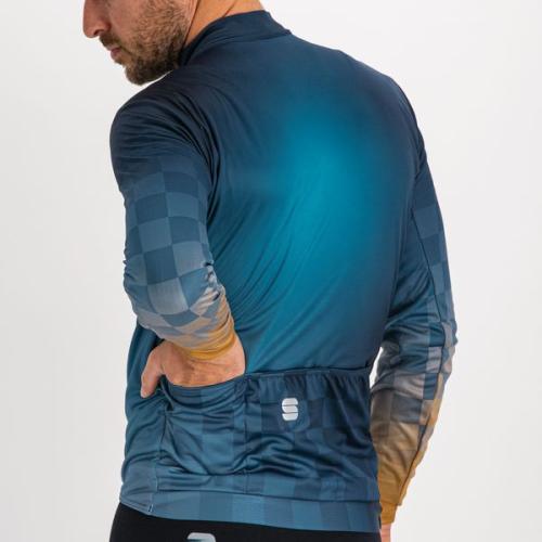 Sportful Rocket Thermal Jersey - galaxy blue/leather