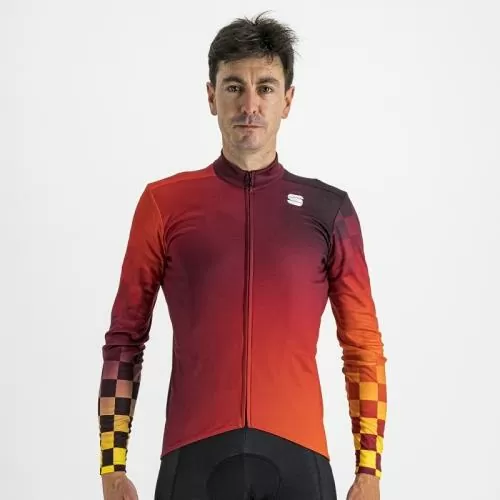 Sportful Rocket Thermal Jersey - red wine