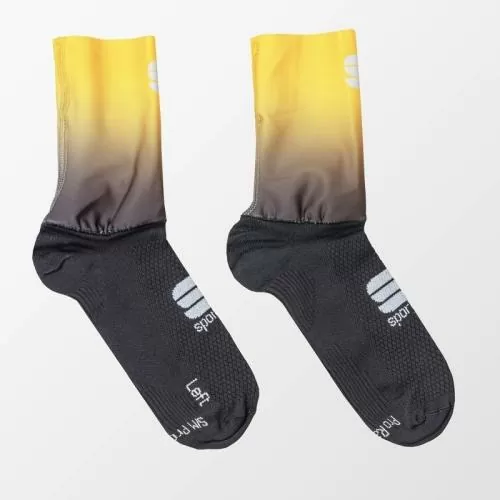 Sportful Race Mid W Socks - black/yellow