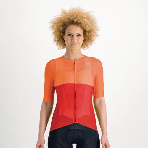 Sportful Pro W Jersey - chili red pompelmo (Grösse: XS)