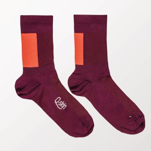 Sportful Snap Socks - prune pompelmo (Grösse: XL)
