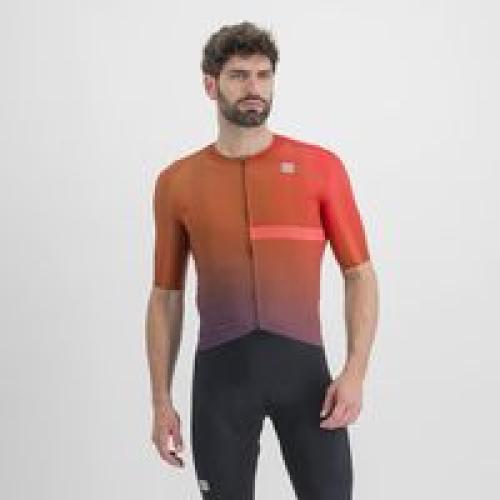 Sportful Bomber Jersey - cayenna red pompelmo (Grösse: XL)