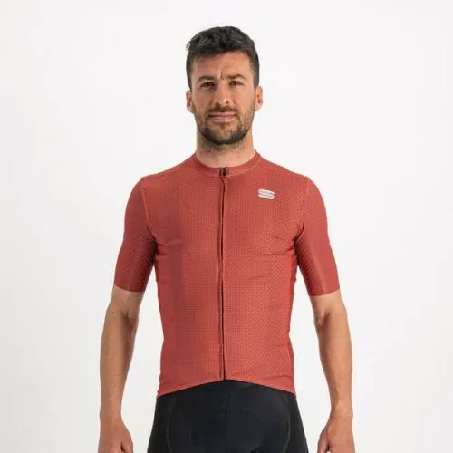 Sportful Checkmate Jersey - chili red mauve