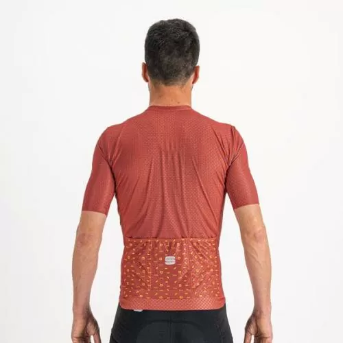 Sportful Checkmate Jersey - chili red mauve
