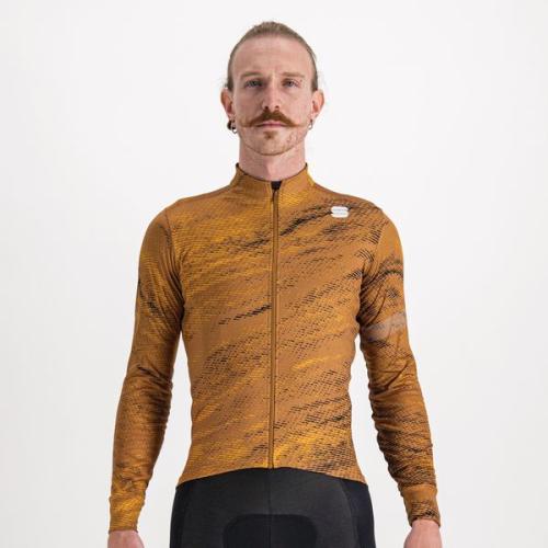 Sportful Cliff Supergiara Thermal Jersey - leather/golden oak/black (Grösse: XL)