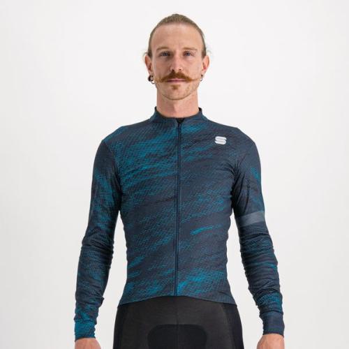 Sportful Cliff Supergiara Thermal Jersey - galaxy blue/berry blue/black (Grösse: L)