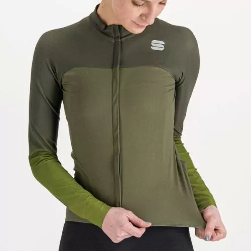 Sportful Bodyfit Pro W Thermal Jersey - beetle guacamole