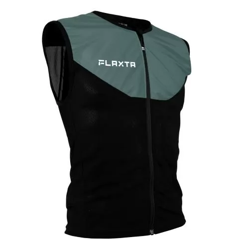 Flaxta Back Protector Behold Men - Black/Aqua Green