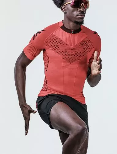 X-BIONIC Men Twyce Race Shirt SH SL - red/black