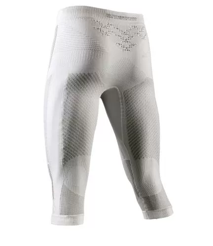 X-BIONIC UNISEX Energy Accumulator 4.0 Armadillo 3/4 pants - arctic white/pearl grey