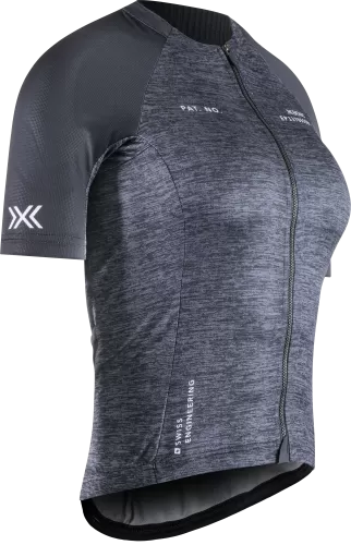X-BIONIC Women CoreFusion Endurance Merino Jersey SH SL - opal black melange
