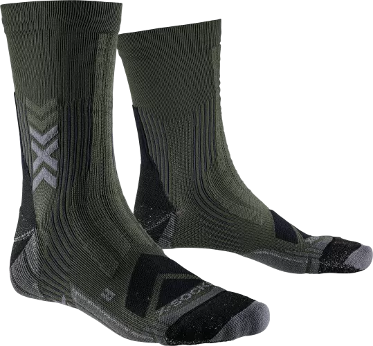 X-SOCKS Hike Expert Silver Crew - dark sage/black