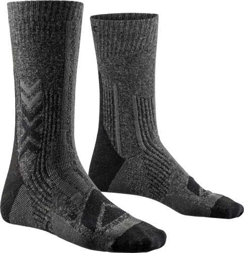 X-SOCKS Hike Perform Merino Crew - black/charcoal