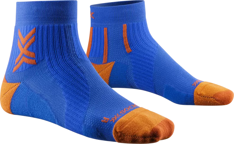 X-SOCKS Run Perform Ankle - twyce blue/orange