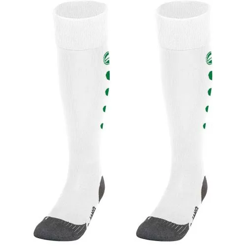 Jako Socks Roma - white/sport green