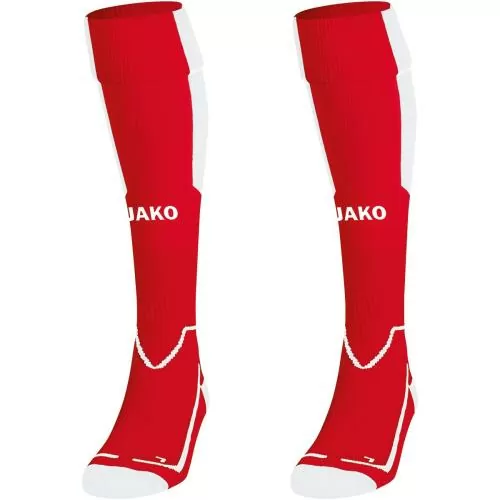 Jako Stutzenstrumpf Lazio - sportrot/weiß