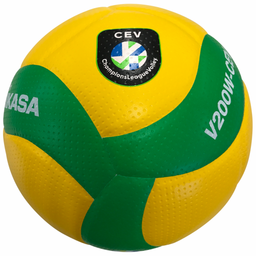 Mikasa Volleyball V200W-CEV GELB - 10-er Set