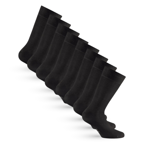 2-er Set Rohner Bambus 2er Pack Socken - schwarz