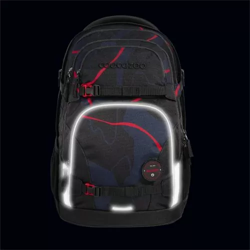 coocazoo PORTER Backpack, Lava Lines
