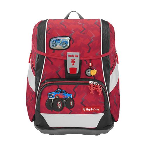 Step by Step 2IN1 PLUS Schulrucksack-Set Monster Truck Rocky, 6-teilig