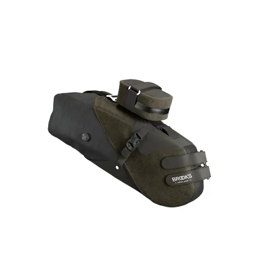 Brooks England Scape Seat Bag - 8-10L, mud green