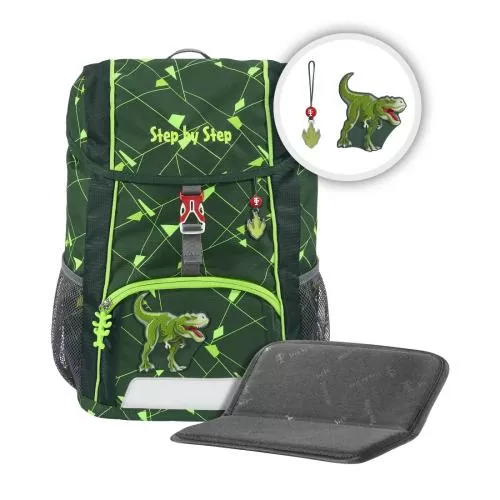 Step by Step KID SHINE Rucksack-Set "Dino Night Tyro", 3-teilig