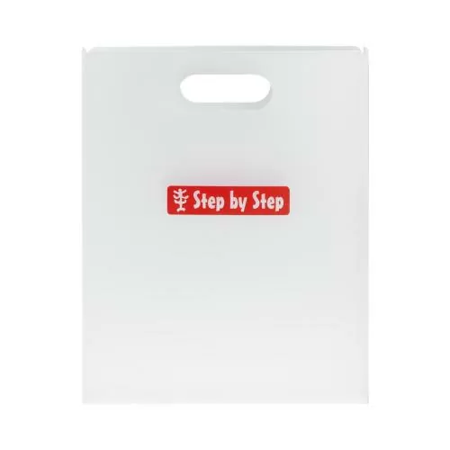 Step by Step Folder Box with Handle, transparent