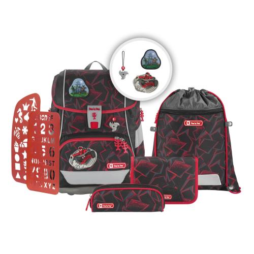 Step by Step 2IN1 PLUS Schulrucksack-Set Ninja Yuma, 6-teilig
