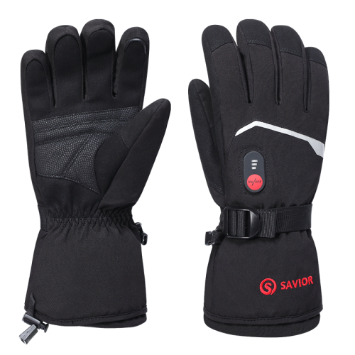 Savior Beheizbarer Finger Handschuh S66B - schwarz (Grösse: XXL - 11)