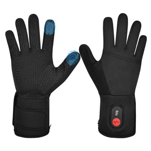 Savior heated thin finger glove SW04 - black
