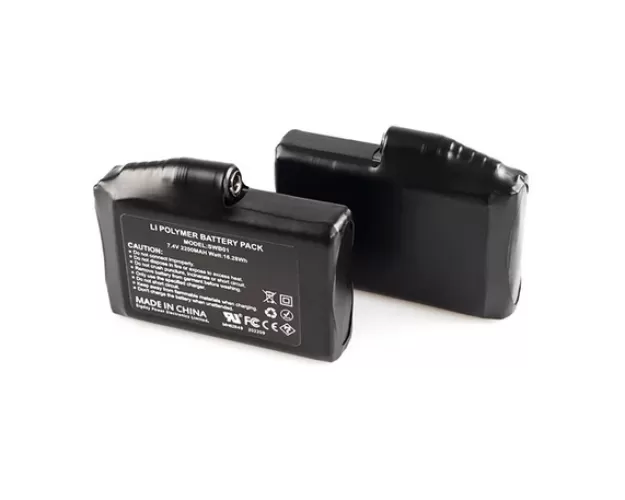 SAVIOR Extra Akku Paar (2Stk.) 2200 mAh Black