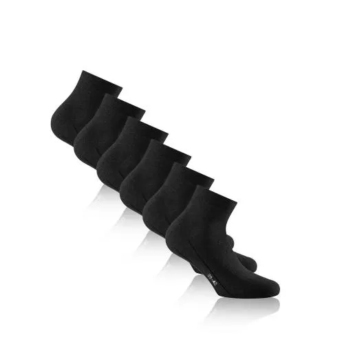 Rohner Sneaker Plus 3er Pack Socks - black