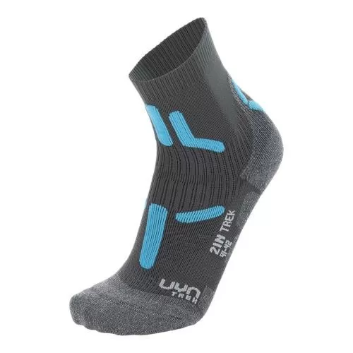 UYN Woman Trekking 2In Socks - anthracite/turquoise